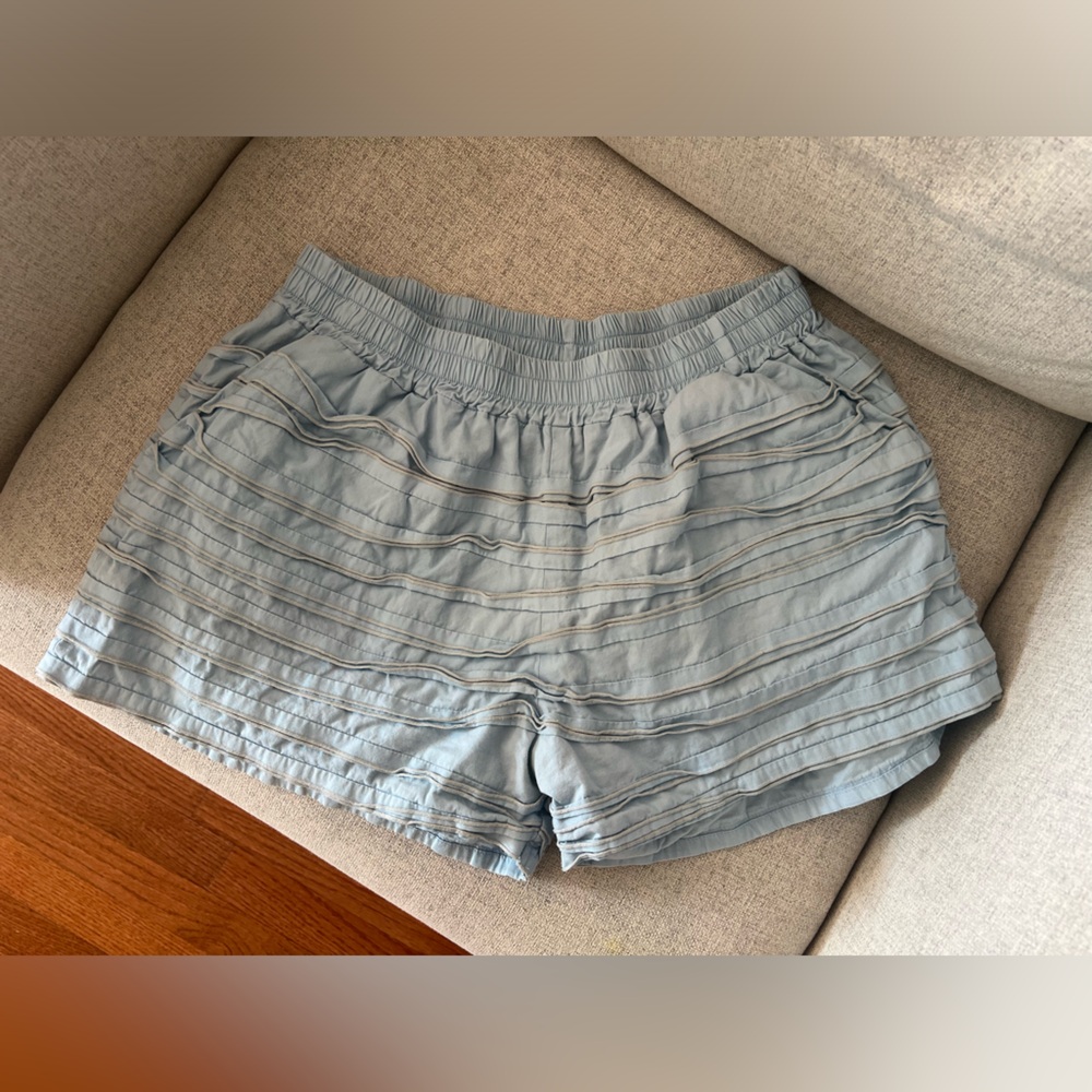 Shorts in baby blue color
